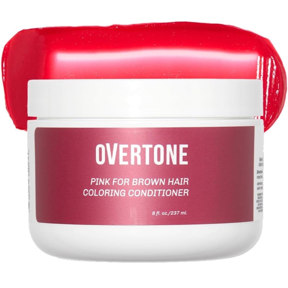 Overtone Pink for Brown Hair Coloring Conditioner
